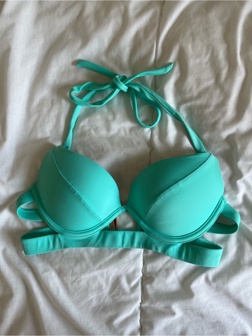 Victoria’s Secret Aqua Blue Push-Up Bikini Top